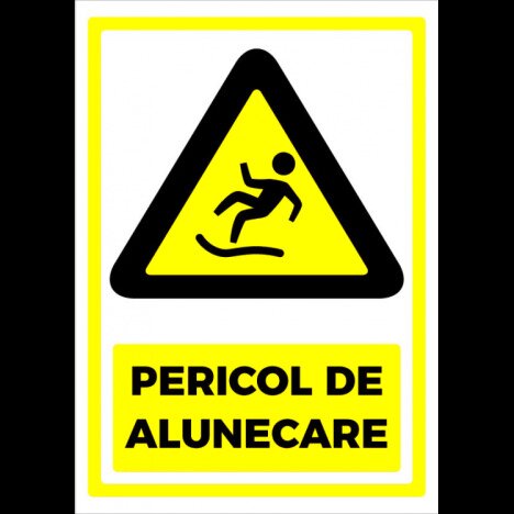 Indicator de avertizare pericol de alunecare